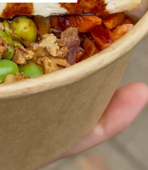 A loaded Soul Bowl poke bowl