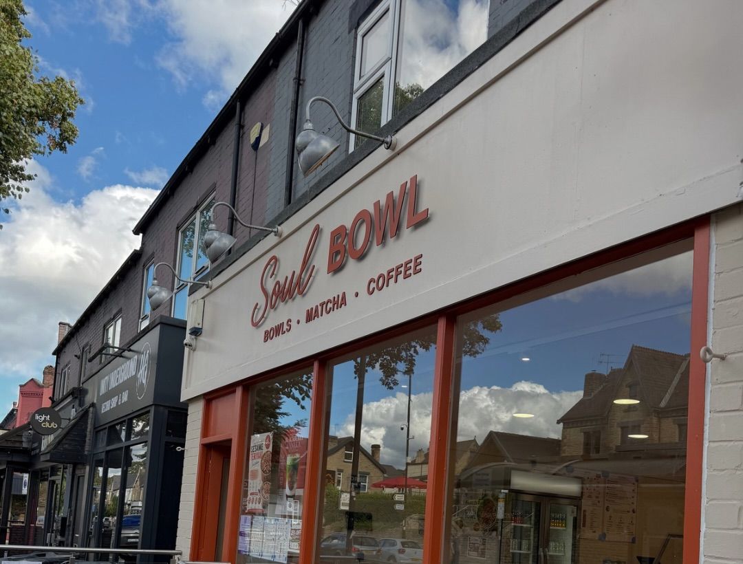 The Soul Bowl storefront on Ecclesall Road